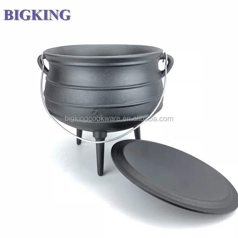 South Africa Cast iron camping potjie three legs stove oven 3 Legs Casting Iron Pot