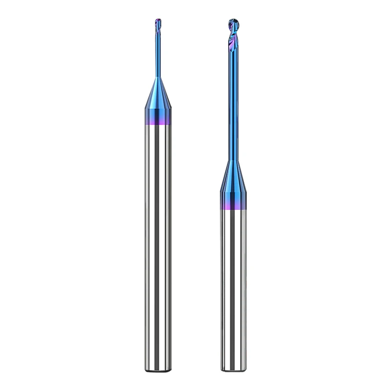 HRC65 2 Flutes Flat End Mills with Long Neck solid carbide end mill
