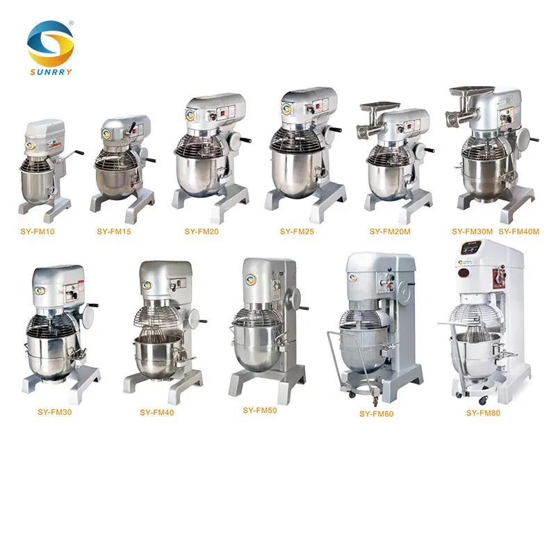 200 Liters Commercial Planetary Mixer 30 l Industrial Food Mixer 7L 90L Planetary Dough Mixer for Sale