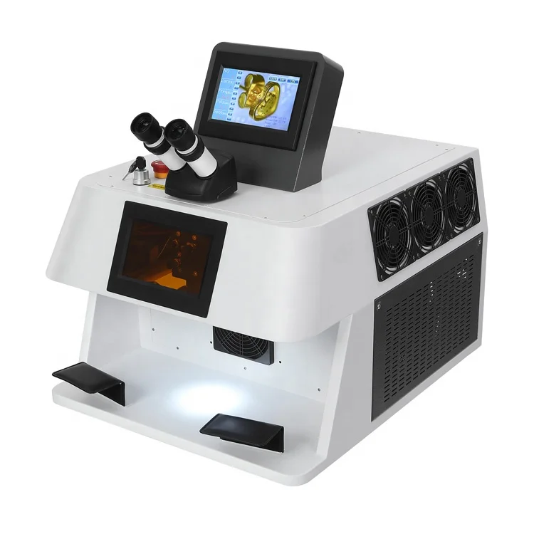New YAG Jewelry Laser Spot Welding Machine 200W Gold Silver Jewelry Repairing Machine Ring Neckla with CCD Microscope