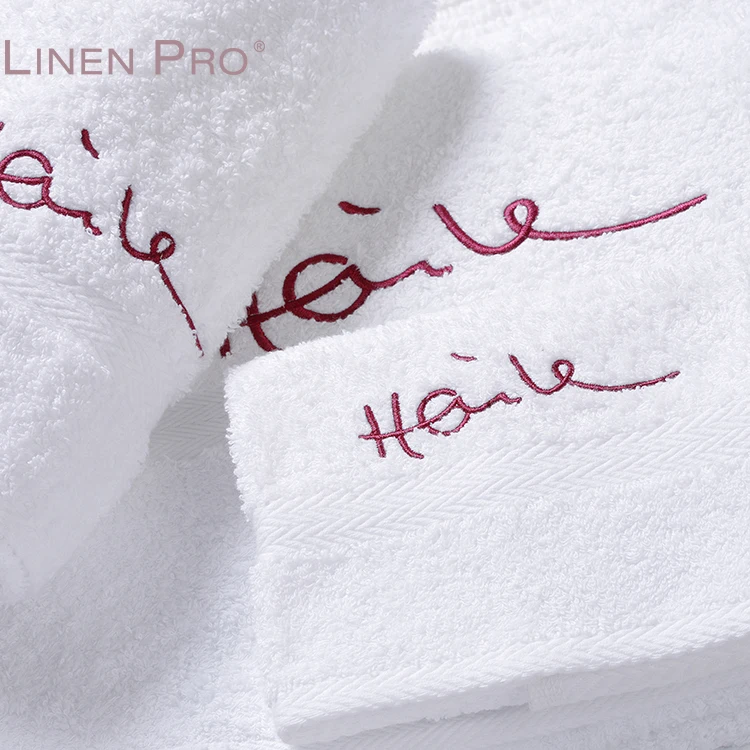 Linenpro Hot Selling Luxury Hotel Towel 100% Cotton High Quality No Embroidery High Absorbent Bath Towel For Spa