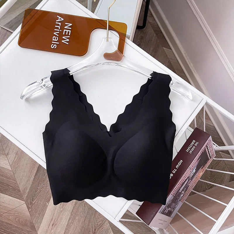one size fits all seamless bra for workout small spray vest comfortable no steel ring gathered underwear