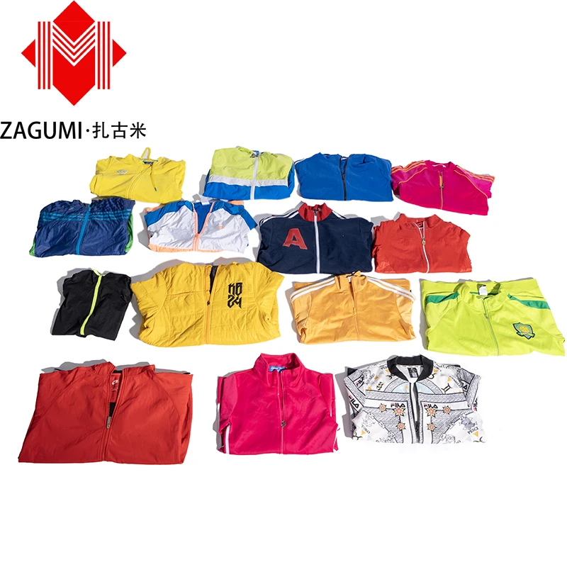 Export Containers Second-Hand International Brand Hoodies Thrift Sport Clothes Used Jackets Branded Bales Used Branded Clothes