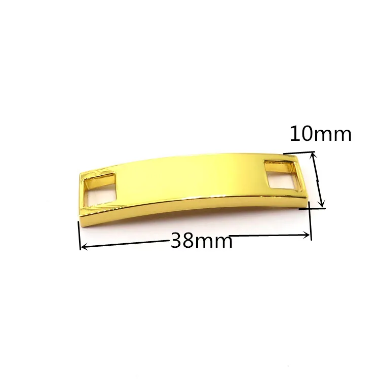 Металлическая бирка для обуви