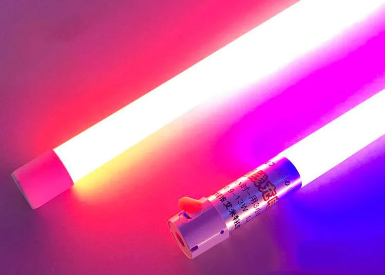 Новый дизайн Портативный USB Перезаряжаемый пульт дистанционного управления RGB Светодиодная трубка живой фотографии видео