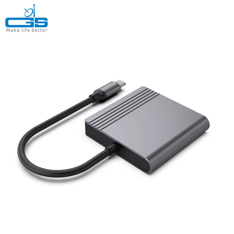 Cheap Silver Multi Type Dock Hub C Adapter Usb