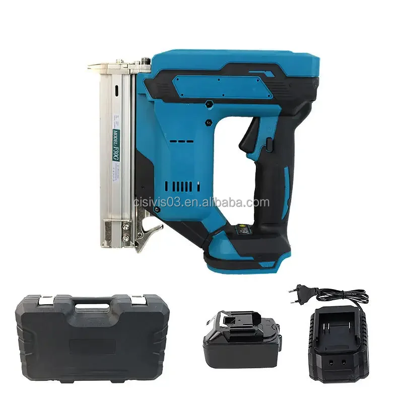 CISIVIS CJ Factory Price Cordless Steel Nails Guns F30 Power Tools Electric Li-ion Staple Gun Shooting Nail Guns For Woodwork