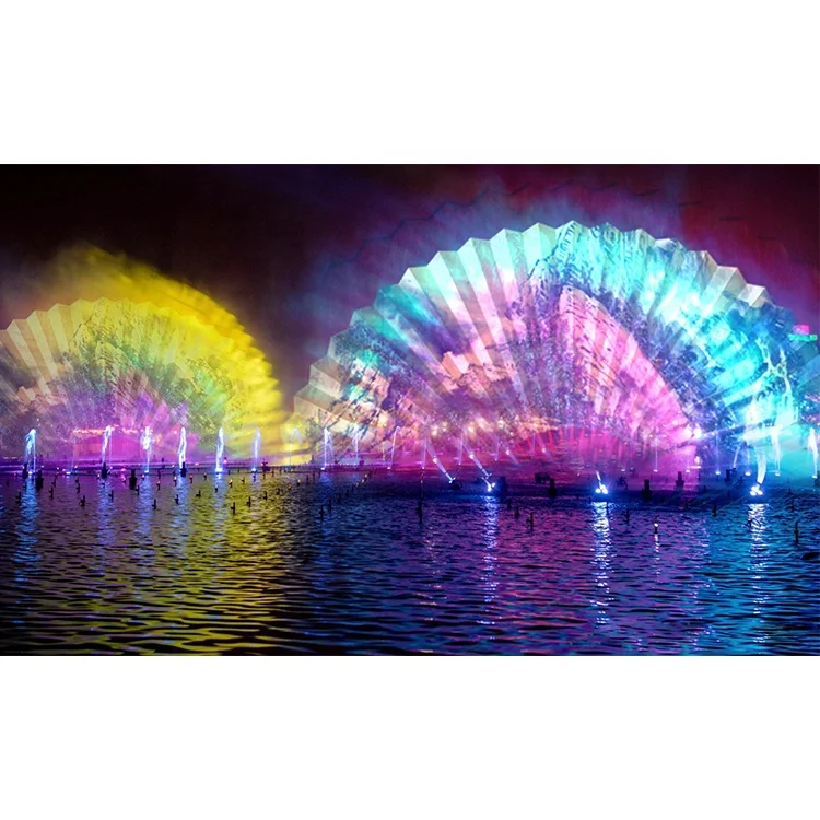 3D 5D 7D 9D Hologram Technology Projector Device on Water Screen Projection Fountain