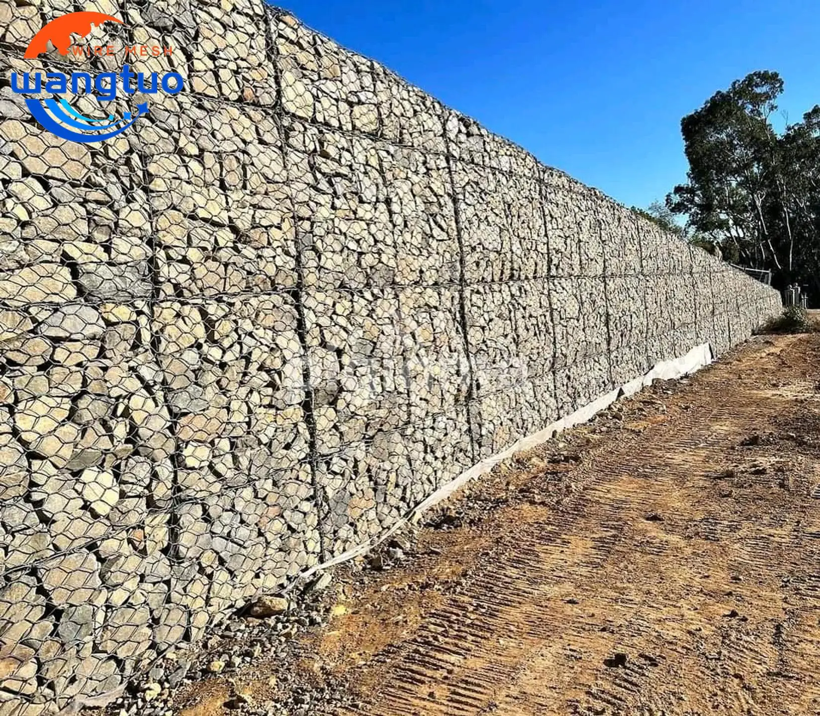 Gabion сетчатые клетки шестиугольная проволочная сетка Galfan