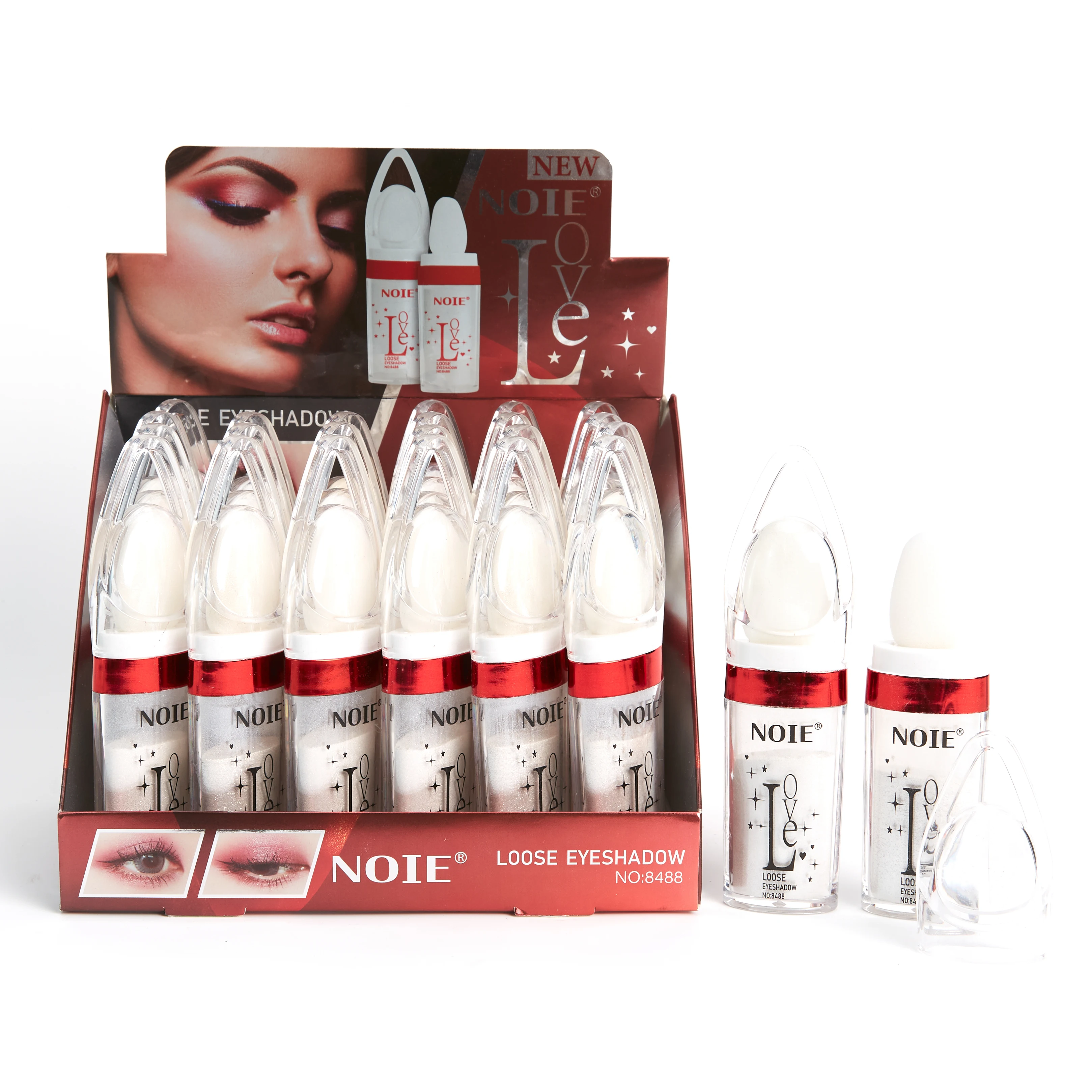 Wholesale Single Eyeshadow Packaging Loose Glitter Liquid Eyeshadow Sequins Shimmer Cosmetic Liquid Eyeshadow