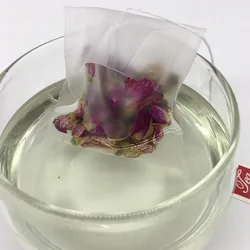 High Quality Custom Printed Nylon Mesh Tea Bag With Drawstring