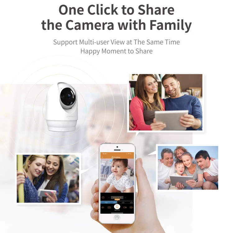  Хранение записи движения 360 градусов 1080p Smart охранного видеонаблюдения P2P детское приложение Wi-Fi IP CC cctv камера беспроводная ночного