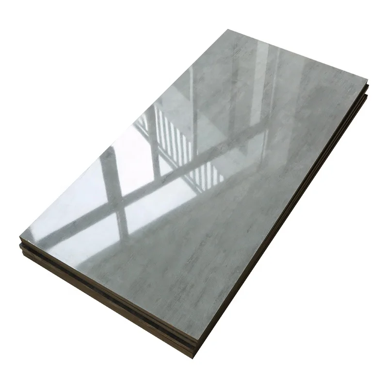 1220*2440*18mm High Gloss white color UV MDF Board for Kitchen cabinet