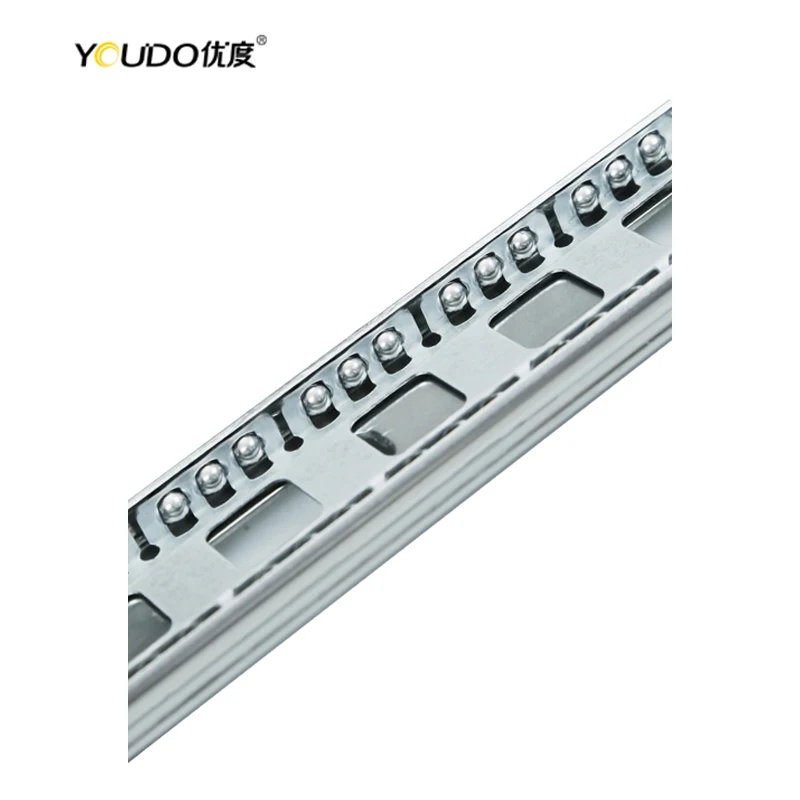 YOUDO 45mm Ball Bearing Drawer Slide Rail Heavy Duty Drawer Runners Telescopic Slides for Drawer