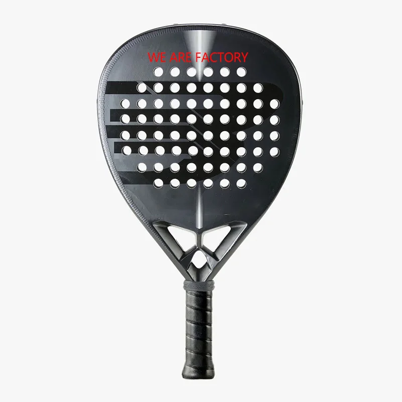 padel racket 3k 12k 18k carbon fiber high quality soft eva tennis