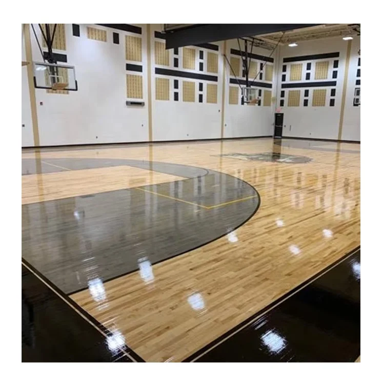Easy To Install Portable System Basketball Court Maple Sports Flooring