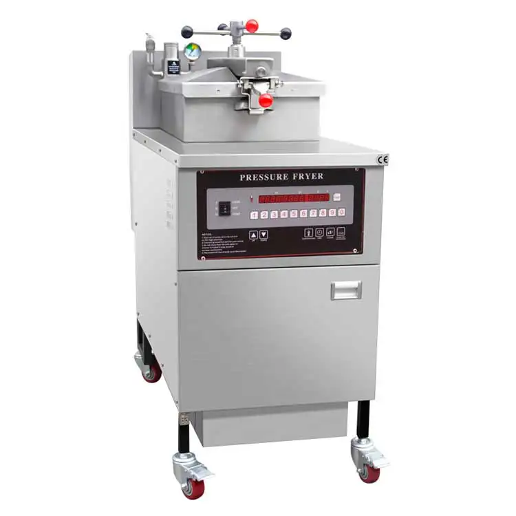 MacDonald KFC Fast Food Restaurant 25L Computer Panel Commercial Gas Chicken Pressure Fryer