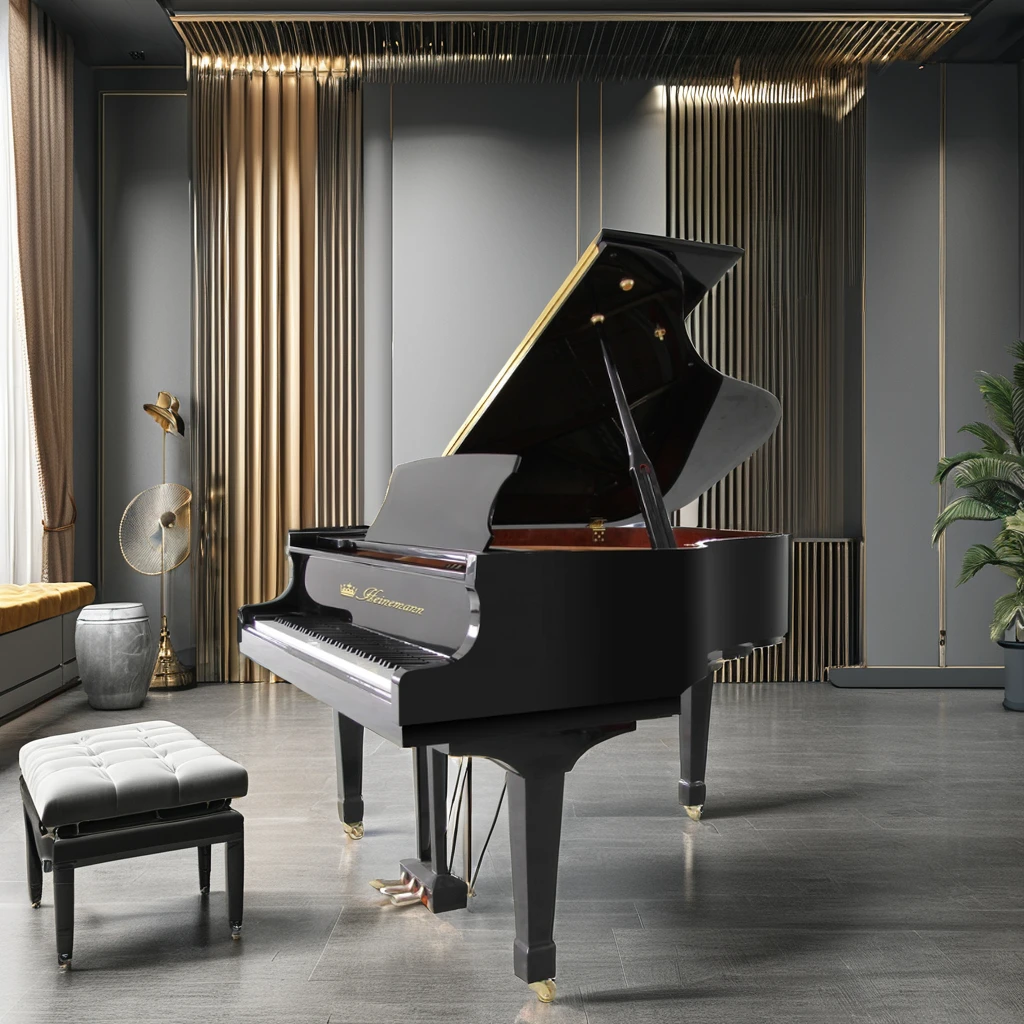 New baby grand piano acoustic for home decoration wall pianos