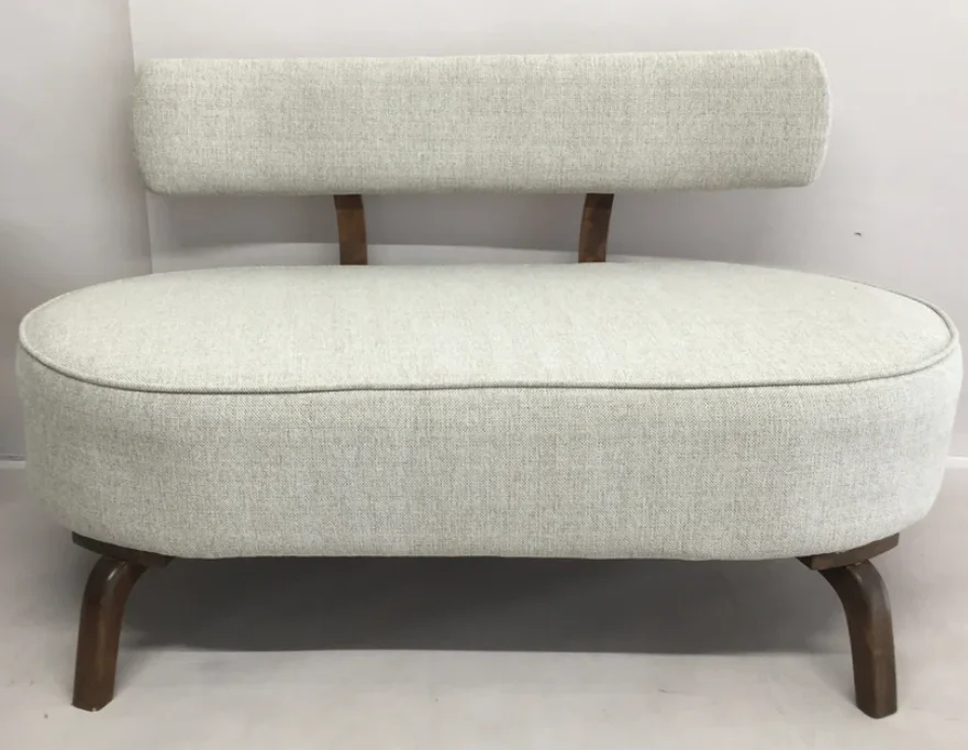 Современный дизайн, Одноместный круглый диван для отдыха, оптовая продажа, деревянный тканевый стул для отдыха для дома и отеля, для гостиной и спальни