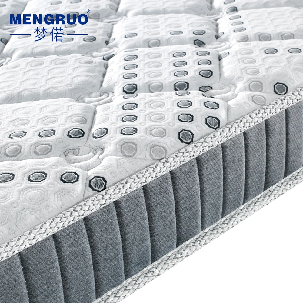 King queen twin double size Knitted fabric Hybrid waterproof mattress memory foam pocket spring mattresses