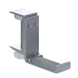 Foldable Headset Stand  Aluminum Gaming Headset Stand Under Desk Headphone Holder for Universal Headphones Hook