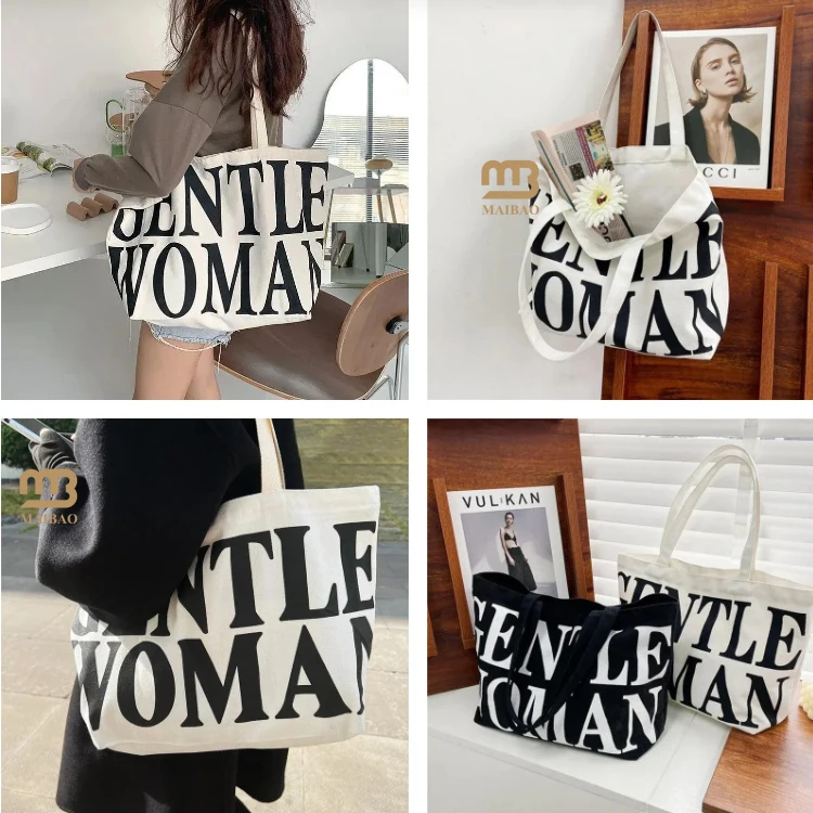 Design logo white pink reusable clothing gift canvas bags for women customizable cotton canvas tote plain canvas shopping bag