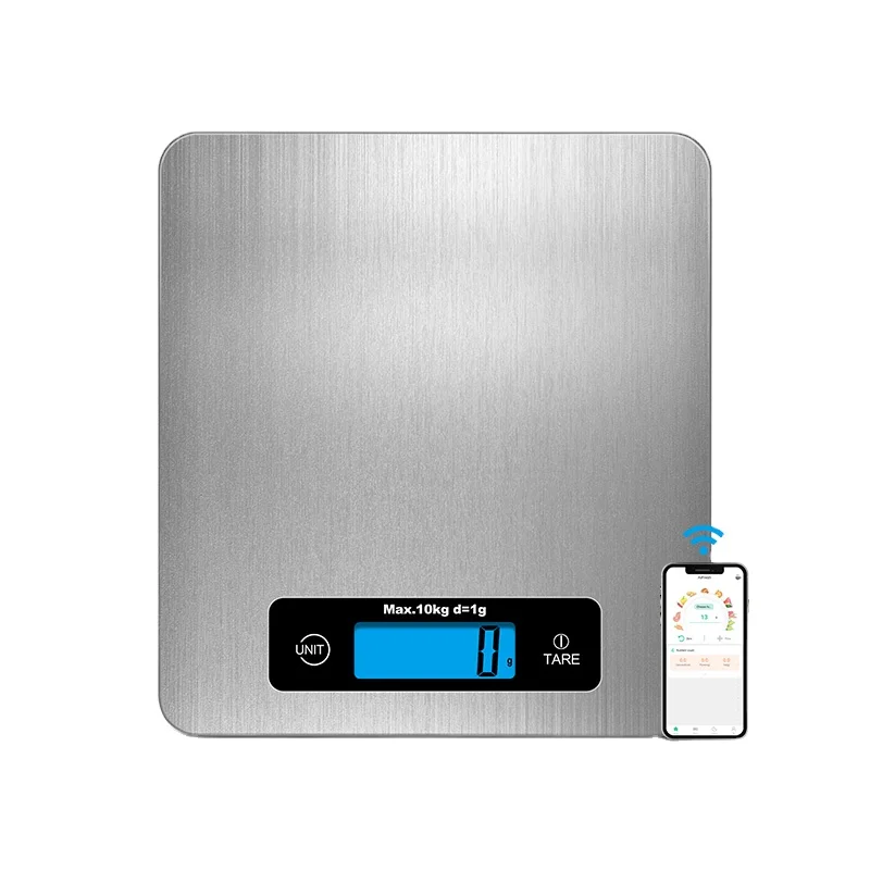 5Kg Kitchen Scale Stainless Steel Platform Kitchen App Weighing Scale