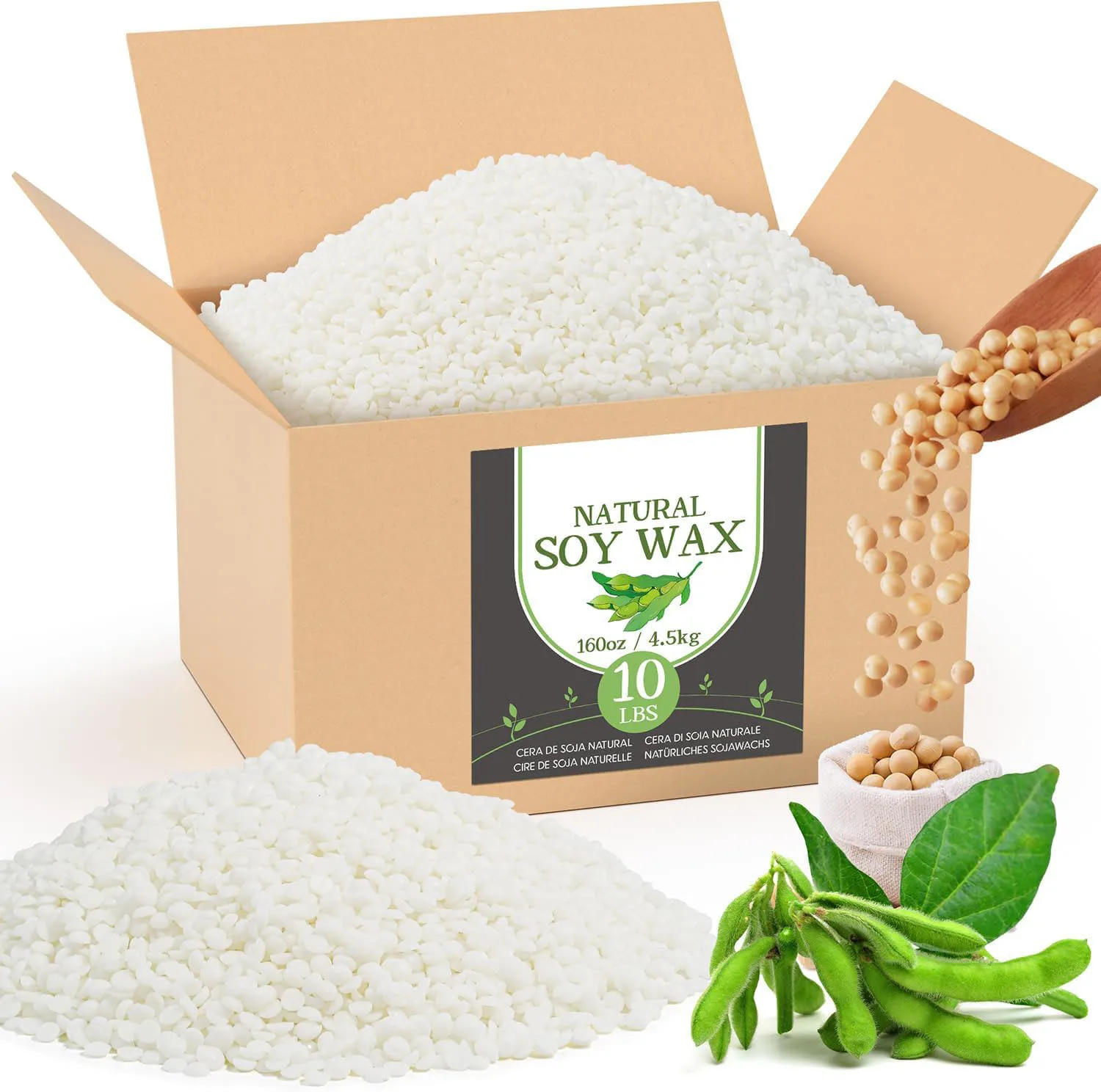 high quality pure candle material wax natural soy wax for container candles making wholesale eco friendly soy wax flakes