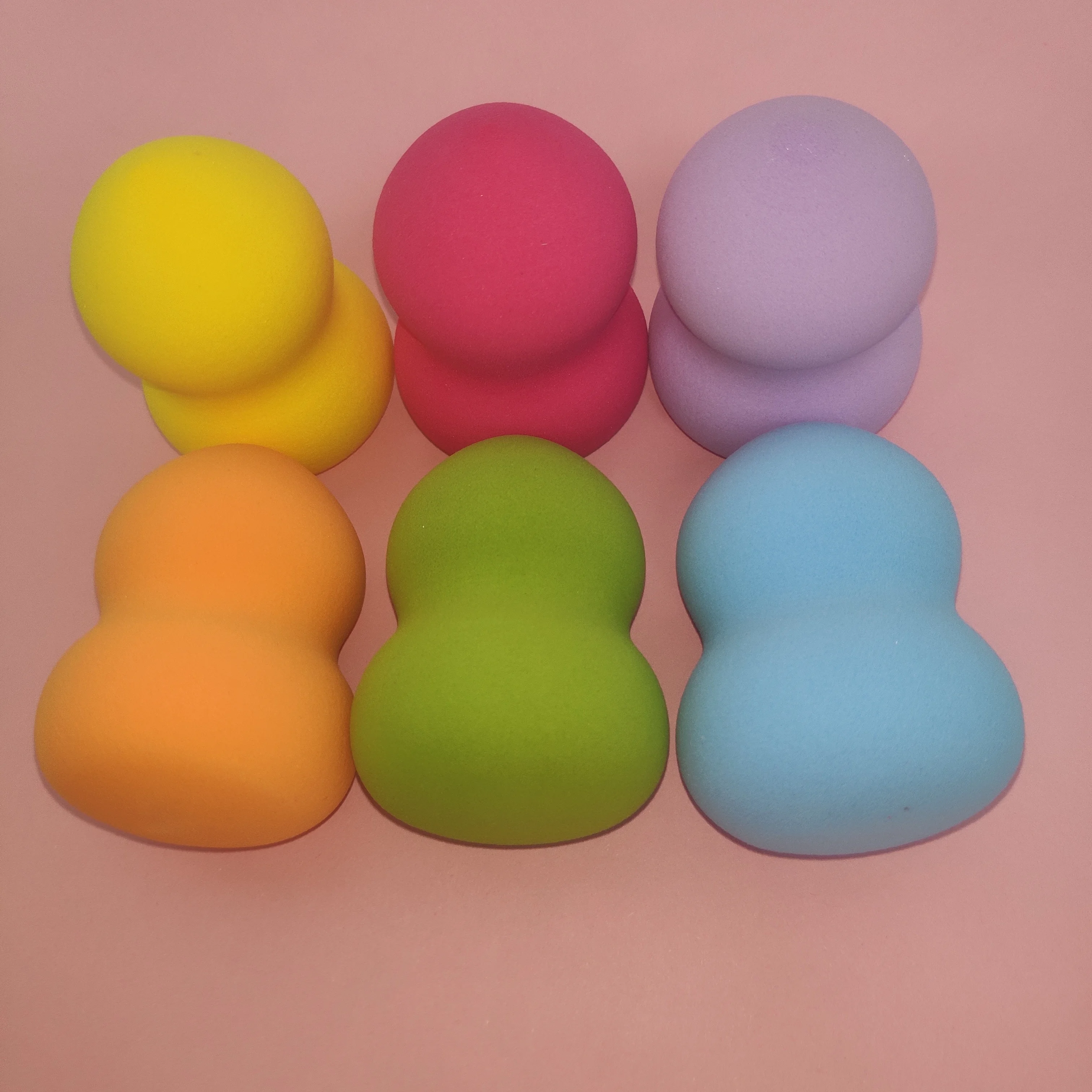 Cruelty Free Flocked Cosmetic Sponge Manufacturers Velvet Blenders Hot Selling Beauty Egg Latex Free Sponges Makeup Blender