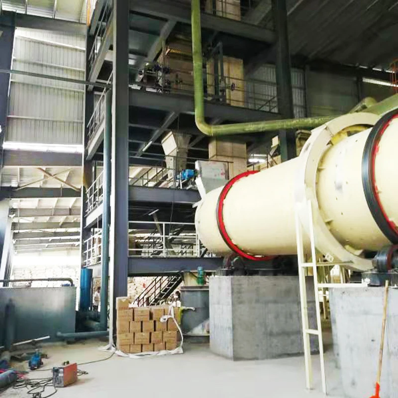 5-25 Ton per Hour Compound Fertilizer Production Line with Double Roller Granulator for Sale Production Line