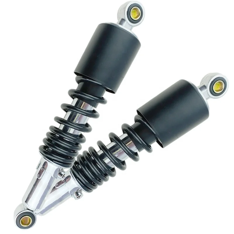 OEM high quality motorcycle spare parts hydraulic rear shock absorber for ALOBA 125CC Single double spring