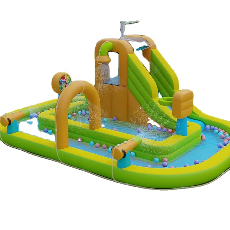 Oxford BouncyInflatable Bounce house Jumping Castle BOUNCER with Water slide for summer