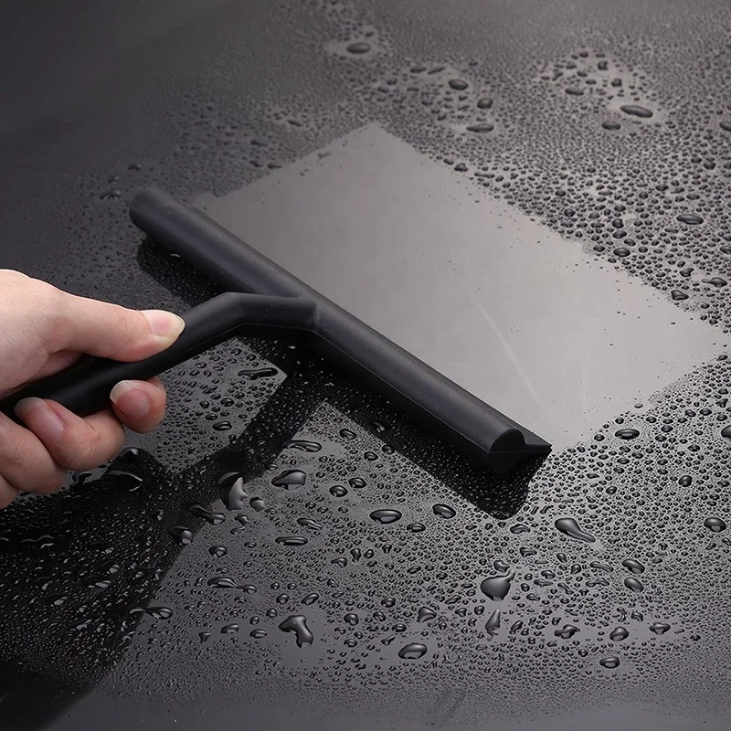 Professional Shower Squeegee Window Glass Wiper Scraper Cleaner Squeegees with Silicone Blade