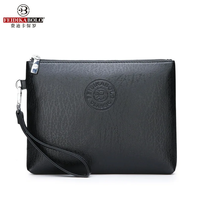 Hot Sale Males Clutches Wallet Man Large Capacity Long Zipper Purse PU Soft Leather Man Wallet Leather Card Holder Wallet