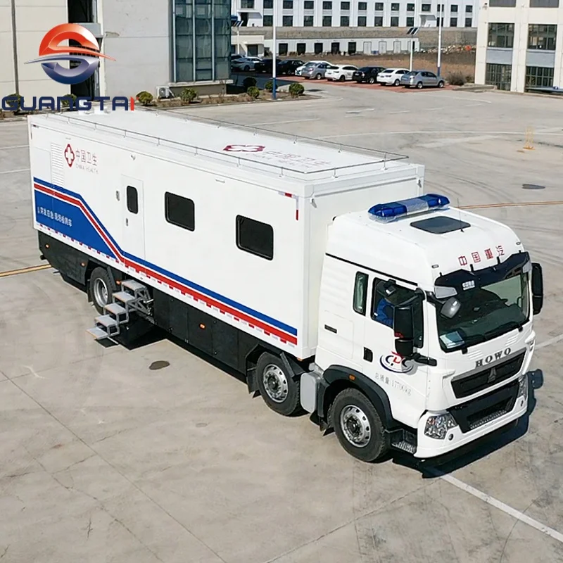 Мобильный лабораторный грузовик с камтомизированными инструментами для тестирования ПЦР