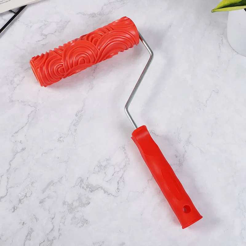 Hot selling rubber decorative roller art embossing tools source manufacturer multi-specification optional Customizable texture