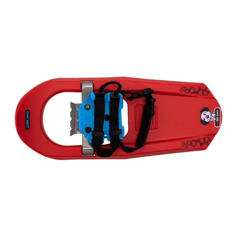 Lightweight plastic snowshoes for kids with  one pull Binding  kid snowshoes