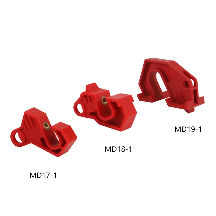 MRS Insulated Nylon Electrical Mcb Lock out Circuit Breaker Lockout Tagout Devices