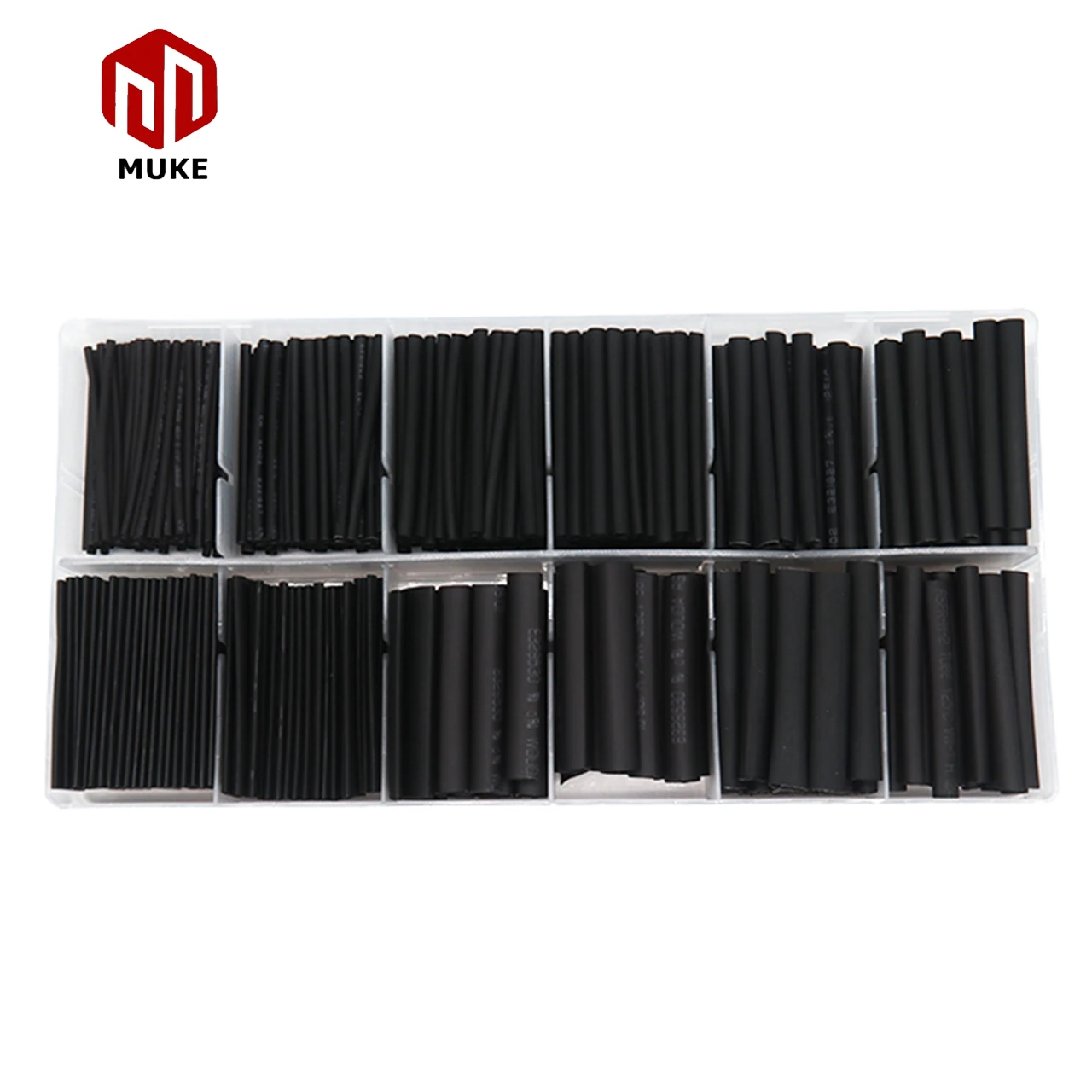 500pcs/box Heat Shrink Tubing 2:1 Electrical Industrial Cable Protector Shrink Tube For Wire Insulation Schrumpfschlauch Set