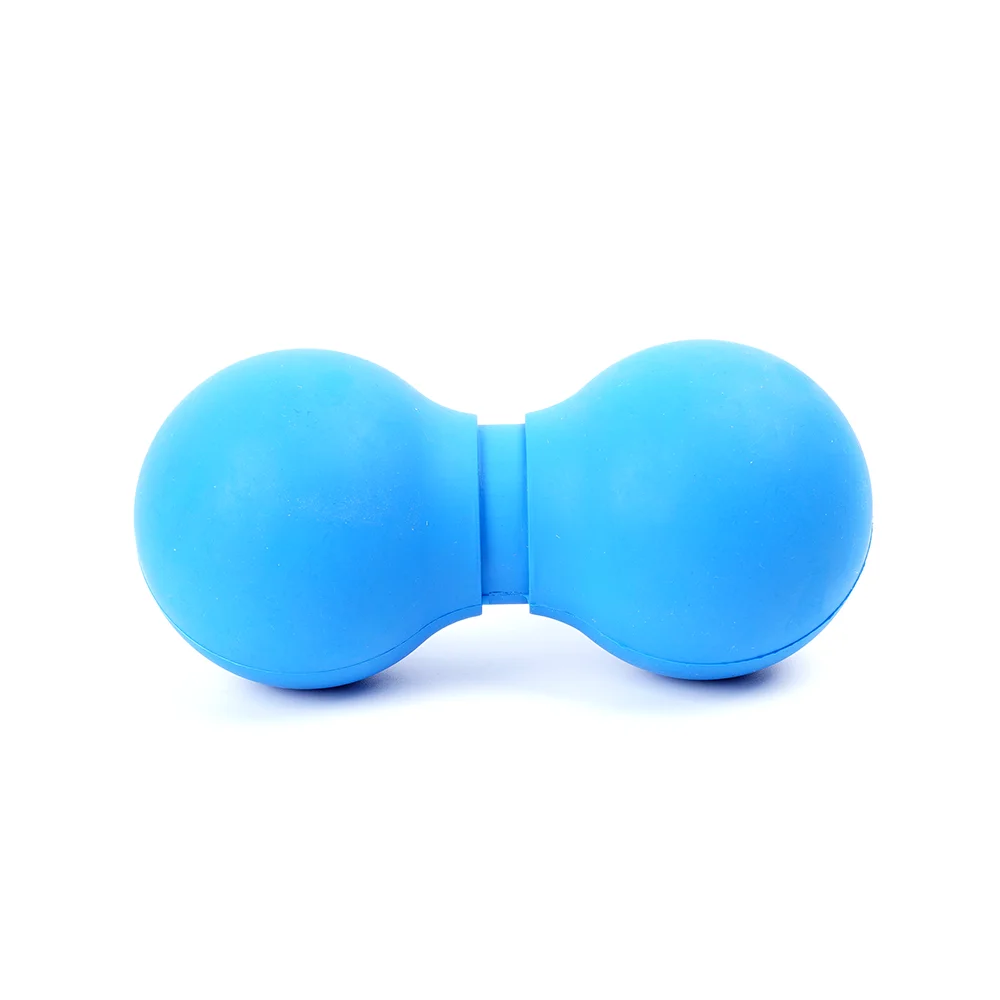 Factory Custom High Quality Muscle Relax Lacrosse solid rubber peanut Yoga massage balls
