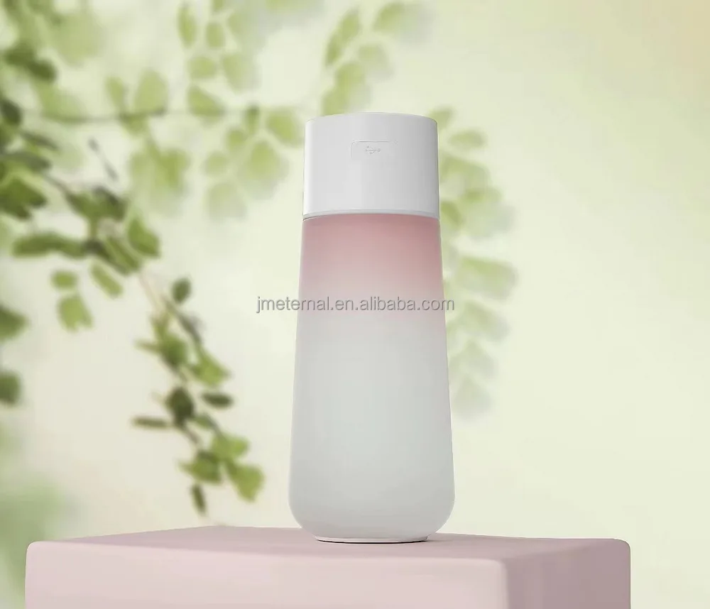 Fancy touch usb charging 450ml led bpa free tritan hot water 3 in 1 water bottle for gift gym