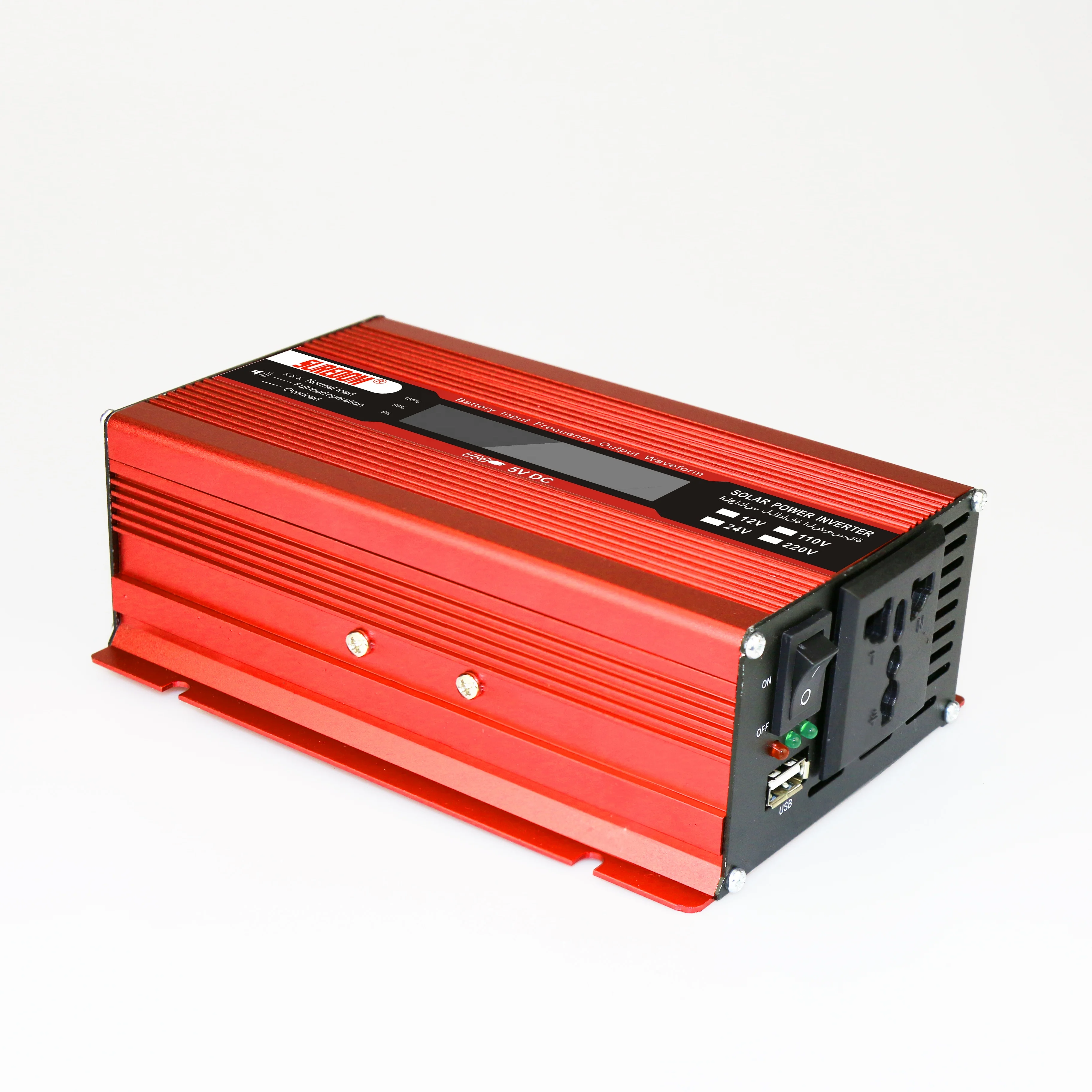 Inverter Solar Power System Home 1000W Usb car Power Inverter With Lcd led display