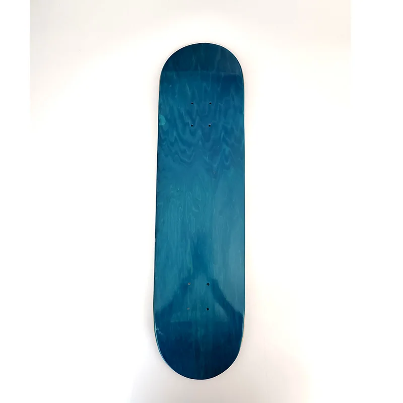 Ready to Ship In Stock Fast Dispatch Stock in warehouse 8inch skate board 7 ply 100% Canadian maple blue skateboard