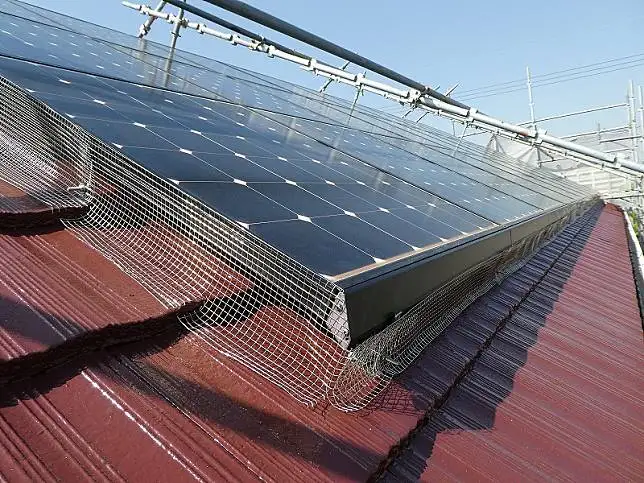6 inch x100 ft Pvc Welded Mesh Solar Panel Bird Wire guard kit proof pigeon net for Solar Panels