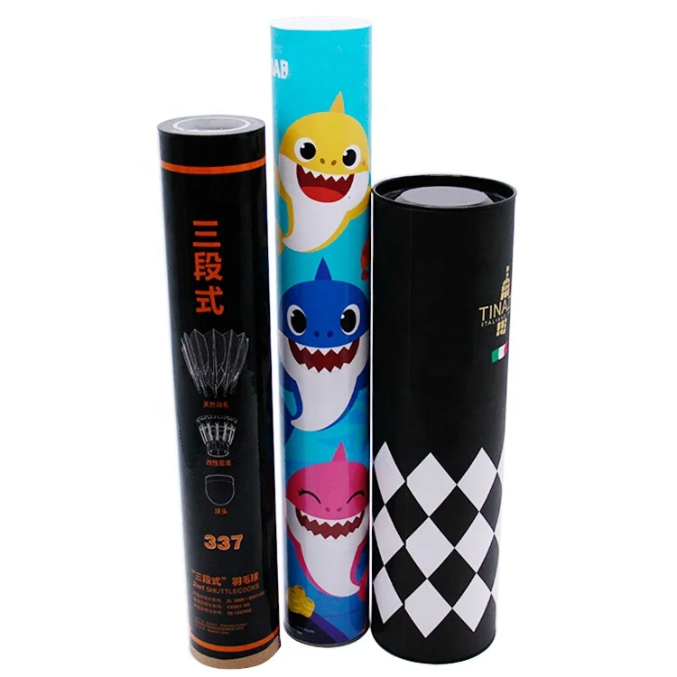 Biodegradable wholesale environmentally friendly recycled circular kraft paper cylinder custom poster shipping paper tube packag