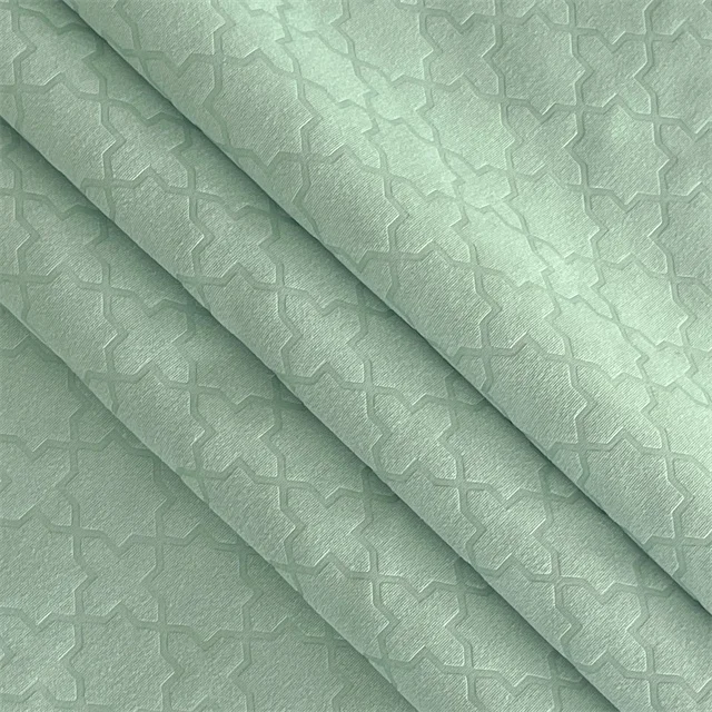 Manufacturer Wholesale  Eco-friendly 100 polyester Fabric Embossed Designer Fabric for textile