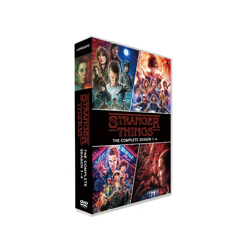 Stranger Things Season 1-4 dvd box set eBay Amazon hot selling tv series dvd movies factory supply free shipping to USA/CA /EU