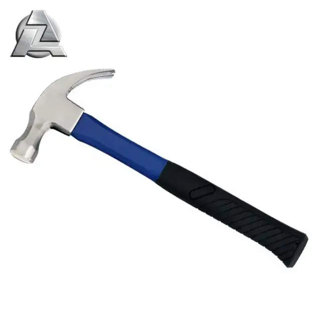 Mini small nail tool 27mm carpenter claw chrome malaysia price high carbon steel head claw hammer with wooden fiberglass handle