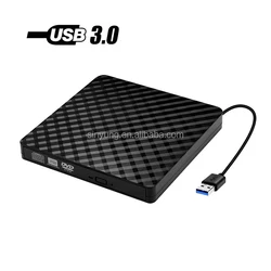 USB 3.0 External DVD-RW CD-RW Burner Recorder Optical Drive Rewritable Drive CD DVD ROM Combo Writer for MacBook Pro PC Win 7 8