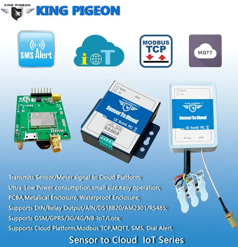  Цифровой входной сигнал GPRS 3G 4G аналоговый вход 4-20 мА 0-5 В rs485 датчик для Cloud NB-IoT LoRa Ethernet Удаленное считывание